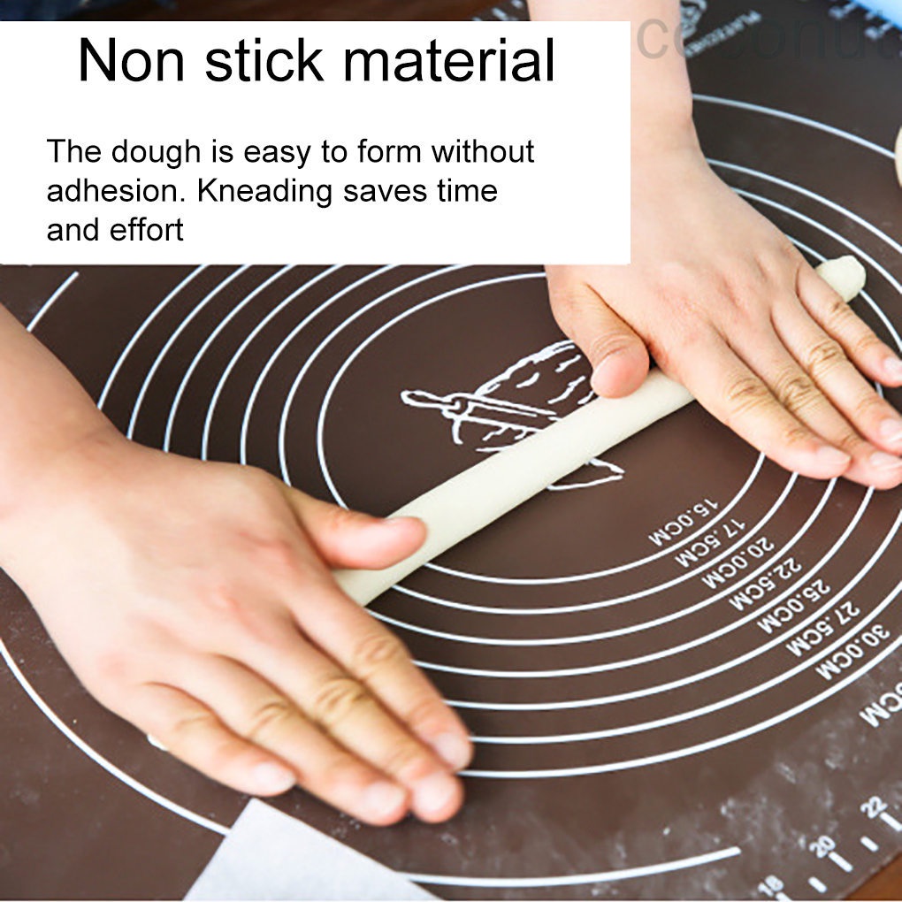 Thảm Nhào Bột Làm Bánh Bằng Silicon Chống Dính Tiện Dụng