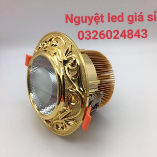 Đèn âm trần 10w cob-cao cấp -phi 95
