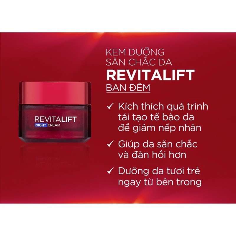 Bộ kem chống lão hoá ngày và đêm L'oreal Paris Revitalift - 20ml