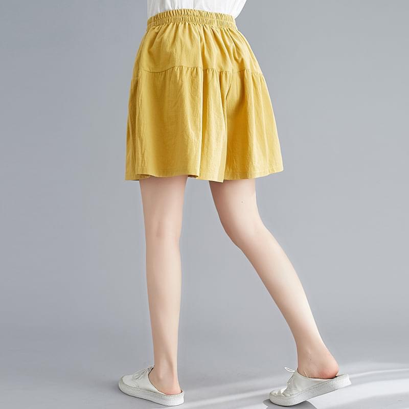 quần nữ đùi giả váy chất đũi nhiều màu siêu mát cho mùa hè mát mẻ | WebRaoVat - webraovat.net.vn