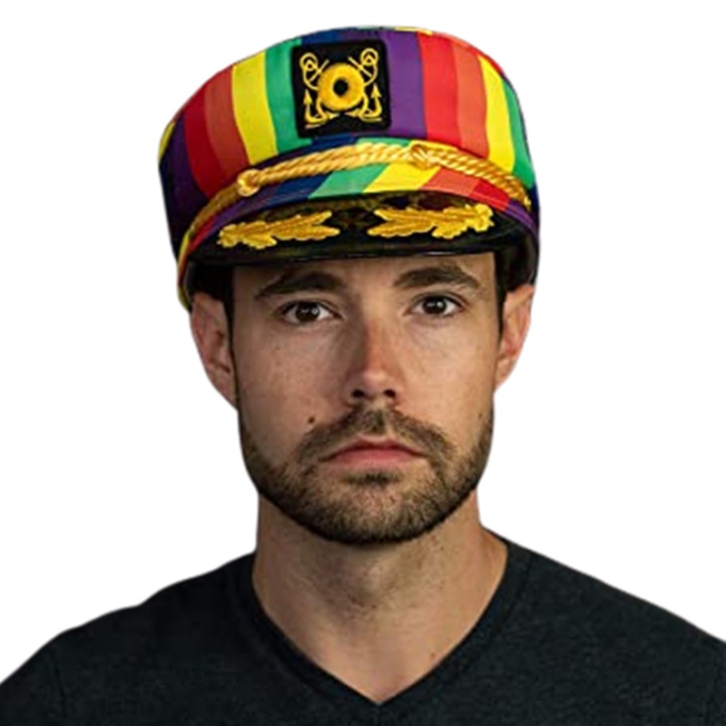 Hat Captain Hats Sailor Costume Navy Cap Boat Yacht Cosplay Pirate