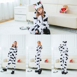BỘ ĐỒ HÌNH THÚ BÒ SỮA SIZE CHO NAM VÀ NỮ