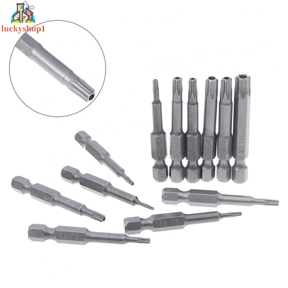 ❤❤❤2021S2 Alloy Steel 50mm Long Torx Screwdriver Bit 1/4Hexagon Handle T5-T40 1pcs