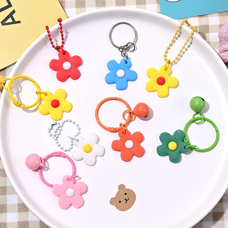 Dễ Thương Móc Khóa Hình Hoa Nhỏ Xinh Xắn