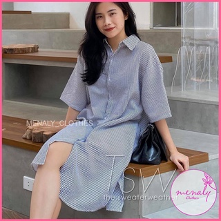 Váy sơ mi xuông rộng VH020, mẫu váy ulzzang style hàn quốc kiểu dáng năng động trẻ trung, bầu bí bon chen thoải mái