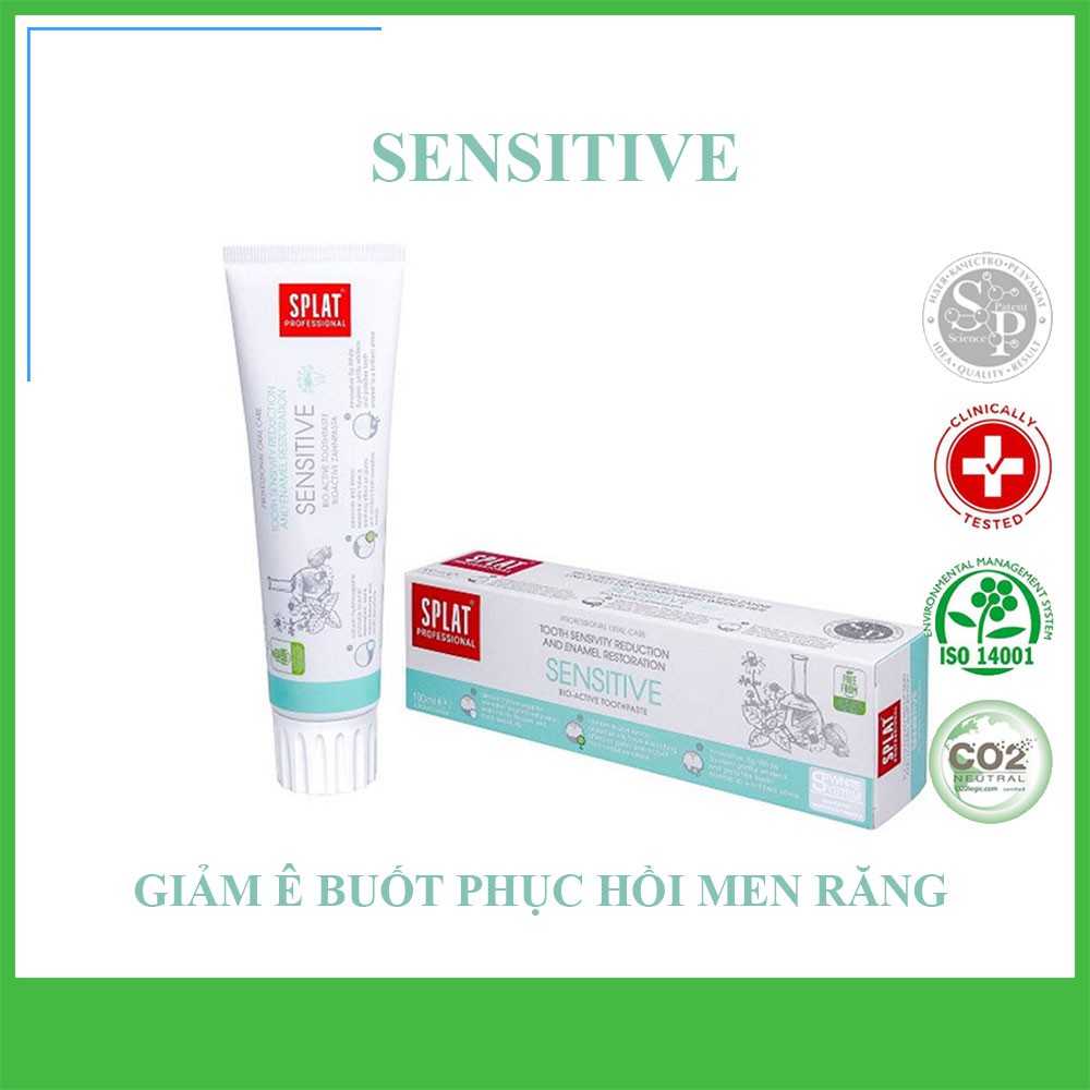 Kem Đánh Răng Chống Ê Buốt Hiệu Quả Splat Sensitive 100ml [Nội Địa Nga]