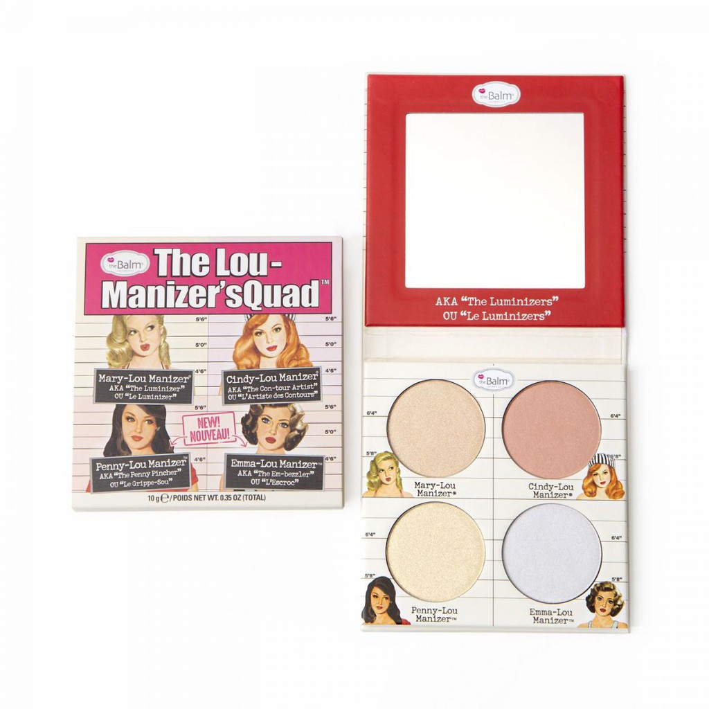 PHẤN BẮT SÁNG 4 Ô THE LOU MANIZER SQUAD CHÍNH HÃNG - 5029