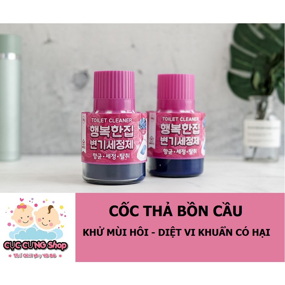 CHÍNH HÃNG - Cốc thả bồn cầu khử mùi diệt khuẩn Hàn Quốc