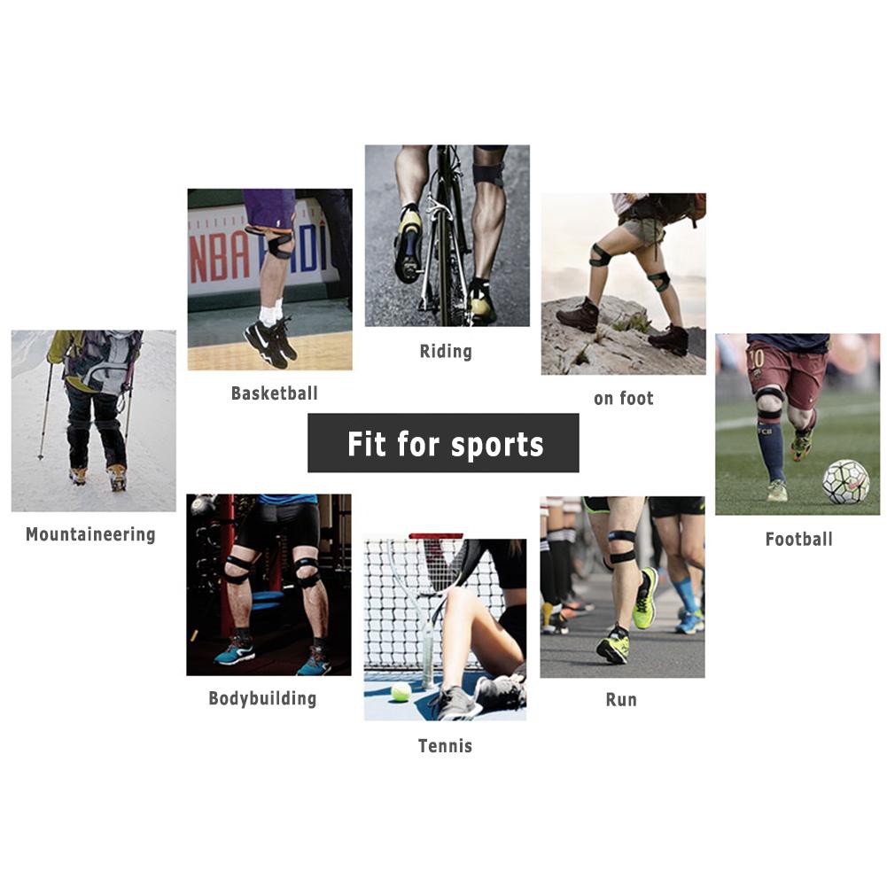 Hỗ trợ đầu gối ngoài trời Brace Sports Chạy bóng rổ Phòng tập thể dục Leg Patella Guard