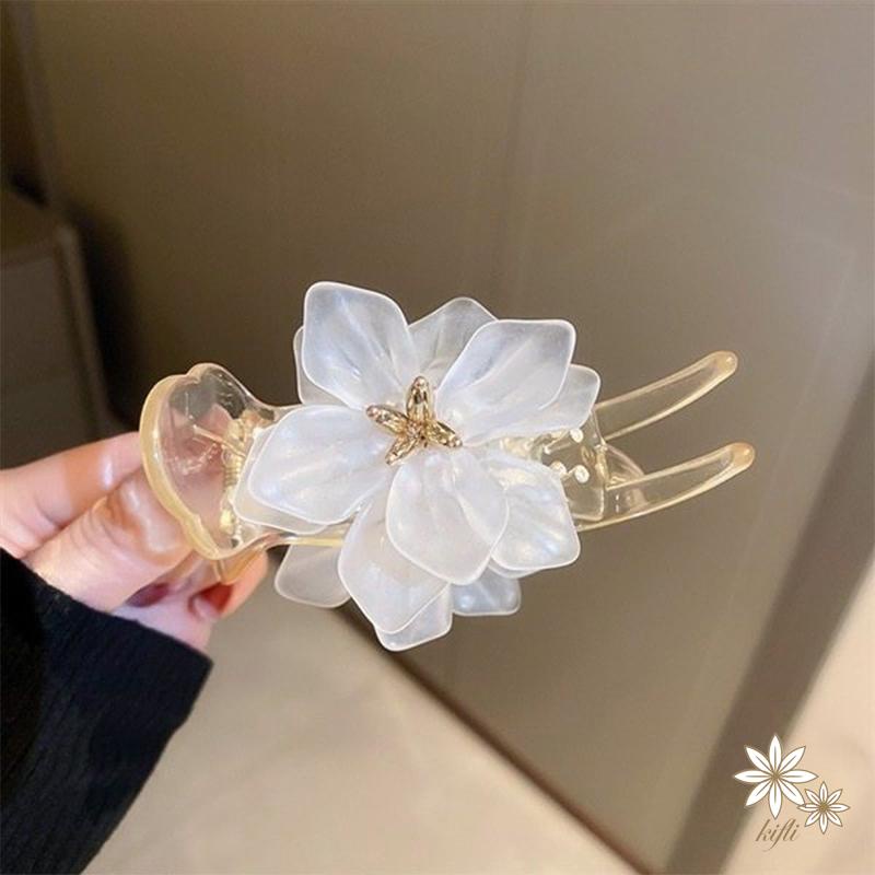 【kifli】Kẹp Tóc Đính Nơ Thời Trang Hàn Quốc Cho Nữ