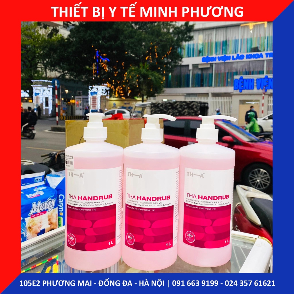 [CHÍNH HÃNG] Dung dịch rửa tay sát khuẩn nhanh THA chai 500ml, 1L, 5L