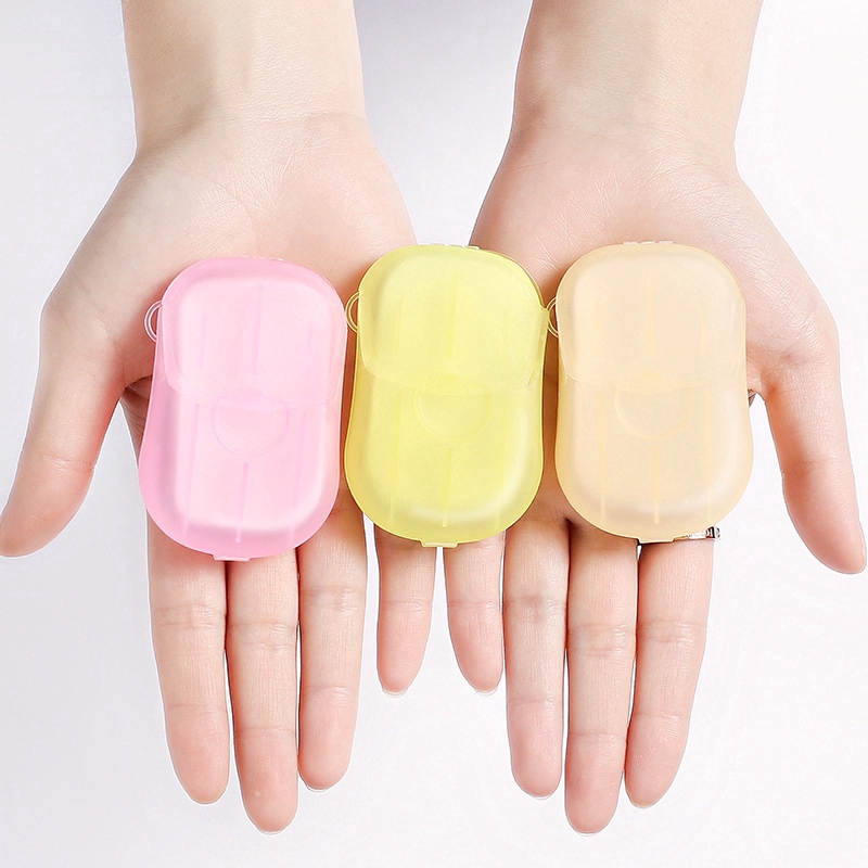 Xà phòng giấy rửa tay mini sử dụng một lần khi đi du lịch