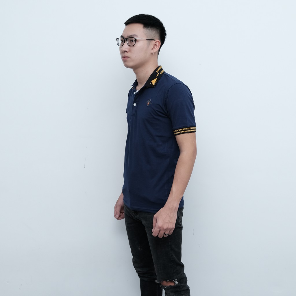 Áo Polo Nam con ong Cotton ❌ HOT TREND ❌ Áo polo 100% cotton thoáng mát kiểu dáng độc lạ. | BigBuy360 - bigbuy360.vn