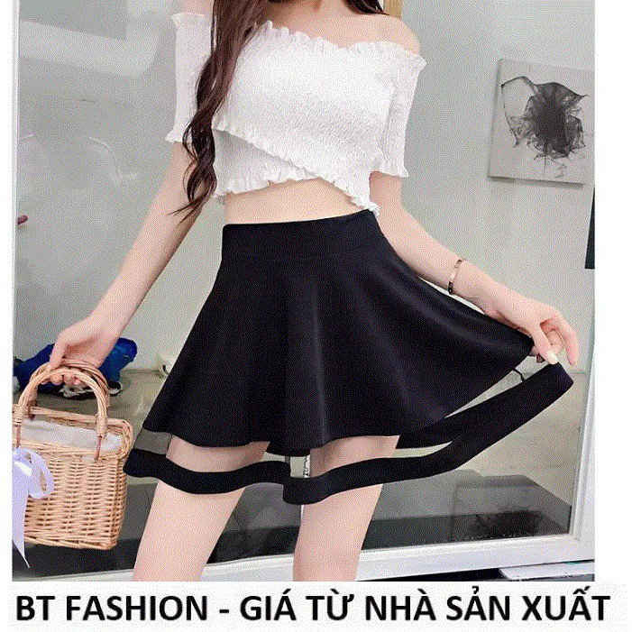 Chân Váy Xòe Lưng Thun Duyên Dáng Thời Trang Hàn Quốc - BT Fashion (VA02C)