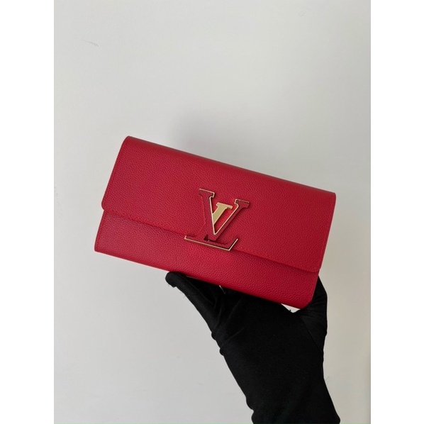 ✅ Ví Lv cầm tay da mềm 19cm