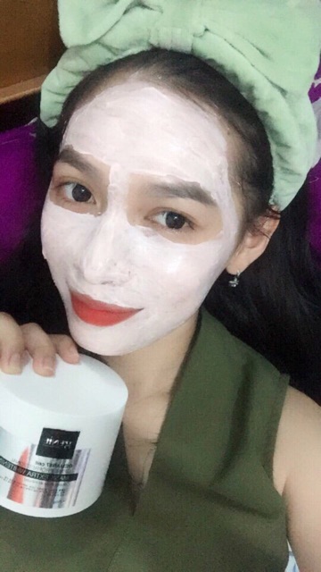 (AUTH - DATE MỚI) Ủ FACE NHAU THAI CỪU GENIE PROFRESSIONEL MASK EXTRA WHITENING FACIAL NHẬP KHẨU CHÍNH HÃNG