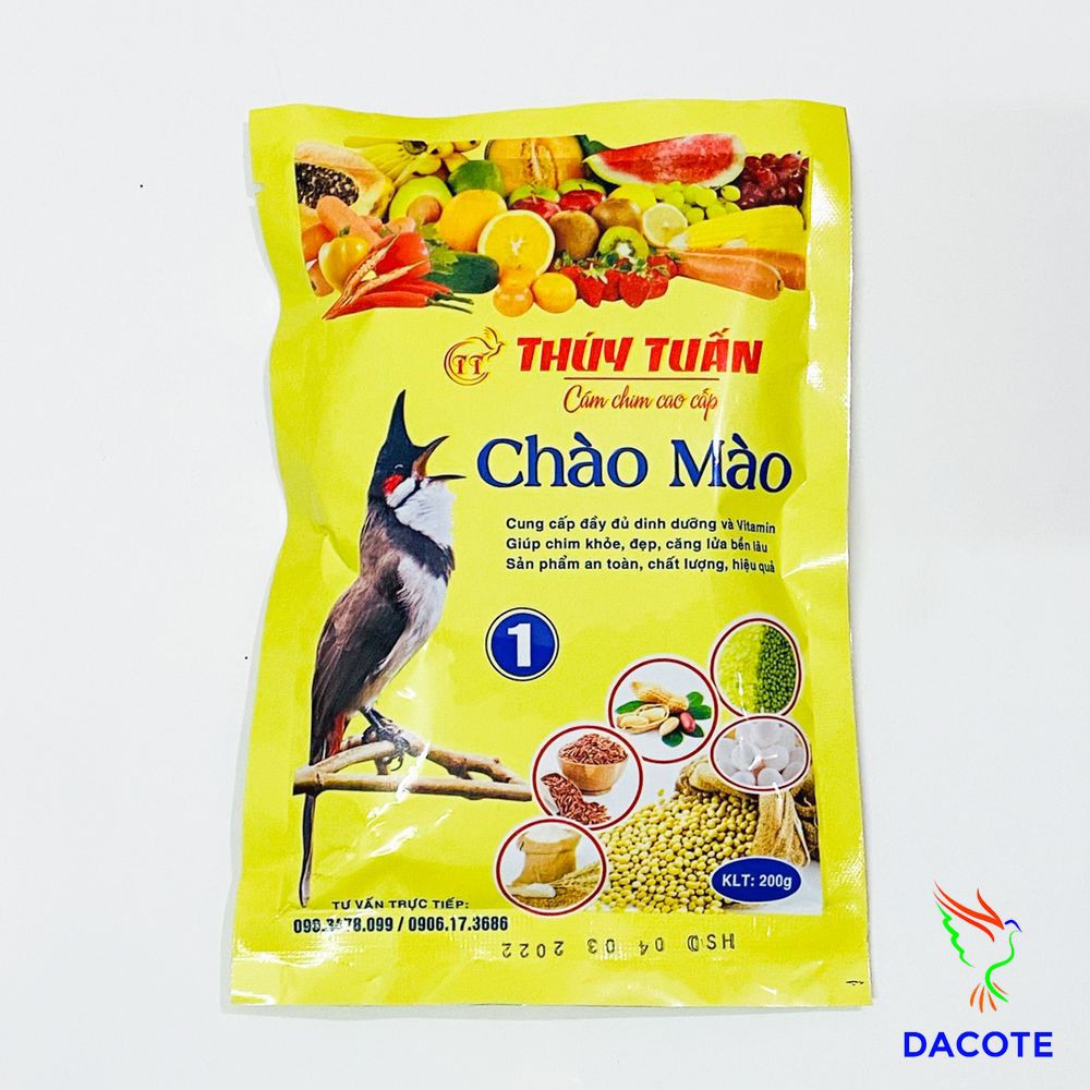 Cám chim chào mào Thúy Tuấn số 1 cao cấp 200gram - Cám chào mào Thúy Tuấn số 1 giá rẻ