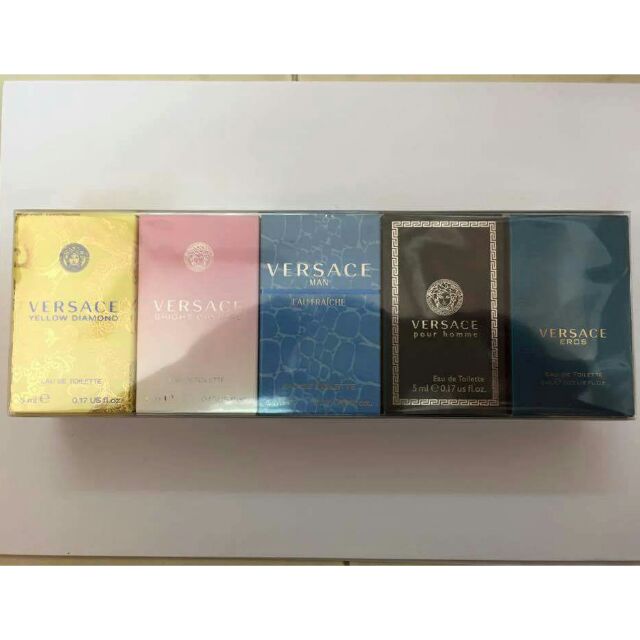 GIFT SET NƯỚC HOA MINI VERSACE 5 CHAI