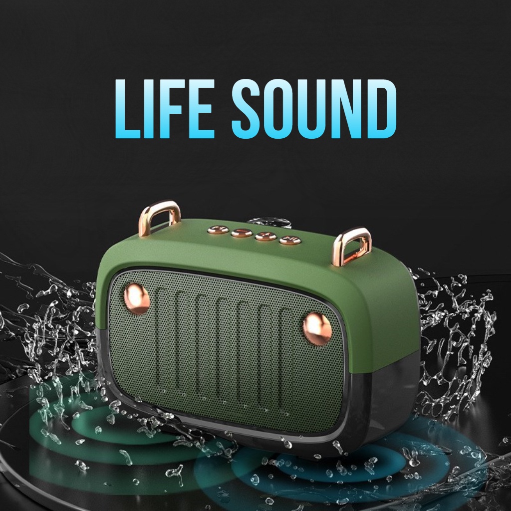 Loa, loa máy tính âm thanh đỉnh cao thiết kế sang trọng, loa mini loa bluetooth di động ngoài trời