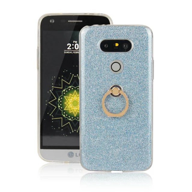 Ốp Lưng Điện Thoại Kiểu Dáng Thời Trang + Nhẫn Giữ Dành Cho Lg G5 H850 H840 H820 H860 Q7 X Power 3 Giá Đỡ