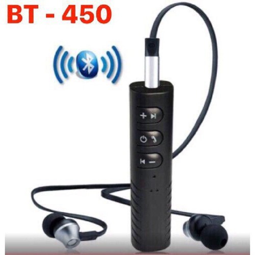 [Giá hủy diệt] Thiết bị nhận bluetooth BT-450 Biến tai nghe thường thành tai nghe bluetooth