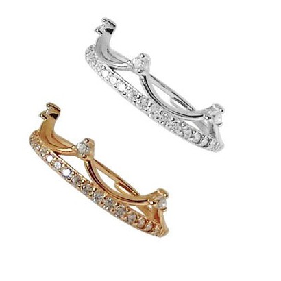 [Freesize] Nhẫn Nữ Bạc 925 Cao Cấp Thiết Kế ERASHOP 075126 - Vương Miện (mẫu 2) Đính Đá Sang Chảnh, Tiểu Thư Siêu Rẻ Đẹp