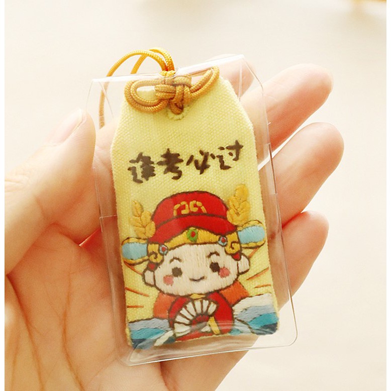 [ CÓ SẴN ] DIY / BỘ KIT TỰ LÀM TÚI ƯỚC NGUYỆN OMAMORI ( MẪU CHIBI ) &lt;3