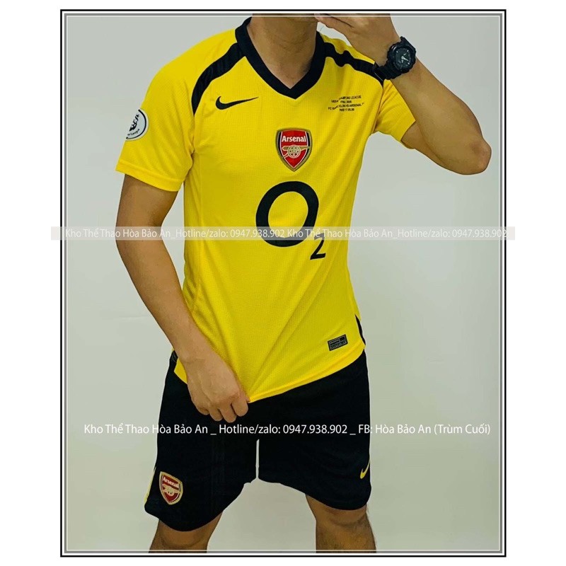 ÁoBộ quần áo bóng đá đội tuyển Arsenal hàng cao cấp màu vàng | BigBuy360 - bigbuy360.vn