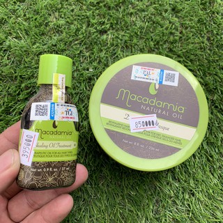 Combo tinh dầu Macadamia 30ml + Hấp Macadamia 250ml { New 2024 }
