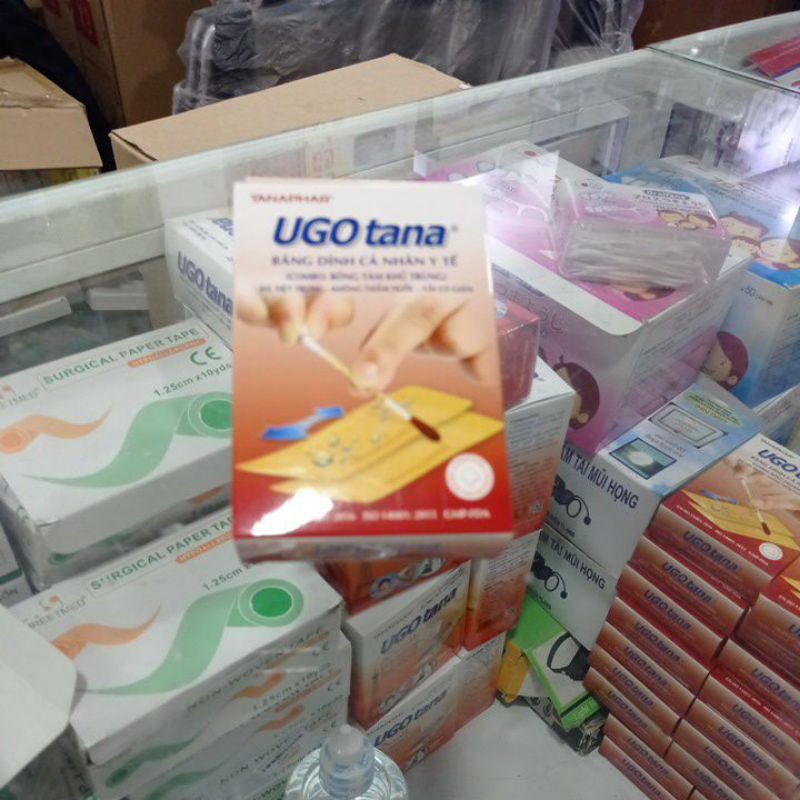 combo băng dính cá nhân và 10 que bông tẩm cồn iot