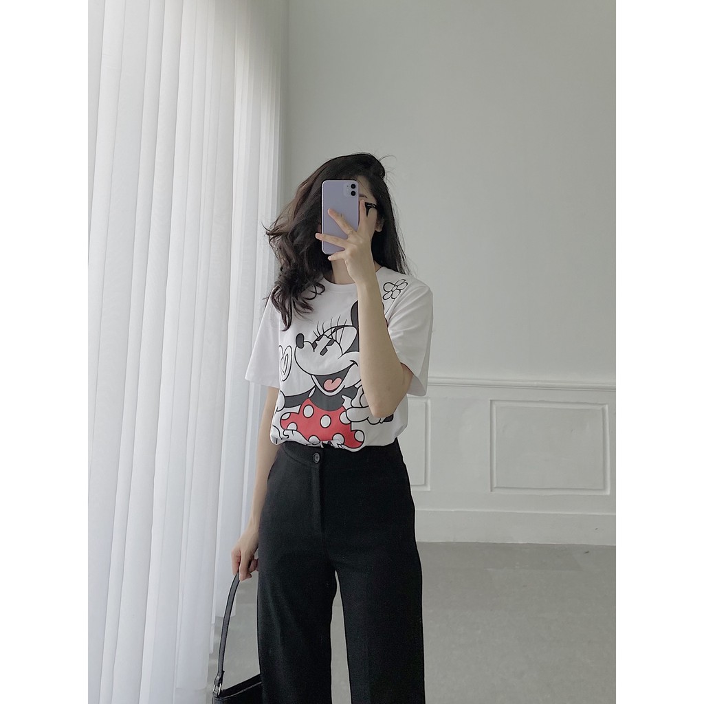 Quần tây ống rộng Cullotete veromoda trơn cạp cao trẻ trung, thanh lịch LXK77408 | BigBuy360 - bigbuy360.vn