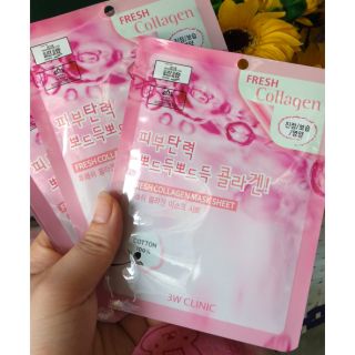 mặt nạ dưỡng da Collagen 3W Clinic Fresh Collagen Mask Sheet