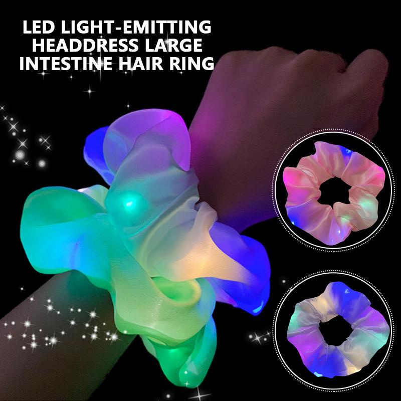 Dây buộc tóc co giãn có đèn led nhiều chế độ