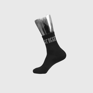 Grimm DC Vớ GRDC  cổ trung // Black