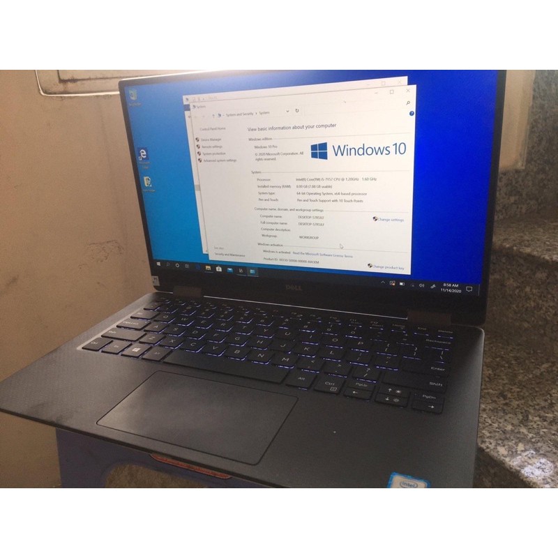 Dell XPS 13 - 9365 , i5 7Y57 , Ram 8Gb , SSD 256Bb