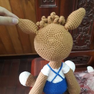 Thú len handmade - chú lừa Jun Pio