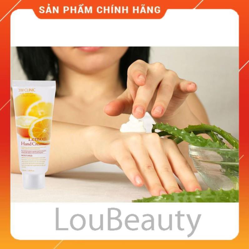 [FreeShip] Kem Dưỡng Tay 3W Clinic Olive 100ml Olive Hand Cream