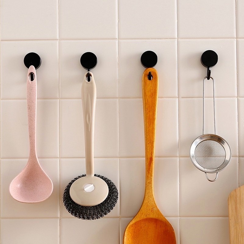 Set 10 Móc Treo Đồ Dán Tường Đa Năng Không Để Lại Dấu Vết
