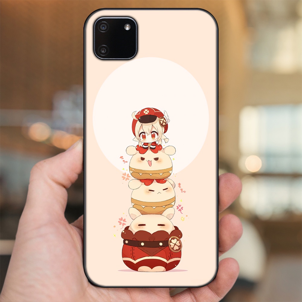 Ốp lưng Realme C11 2020 viền đen in hình Klee Genshin Impact