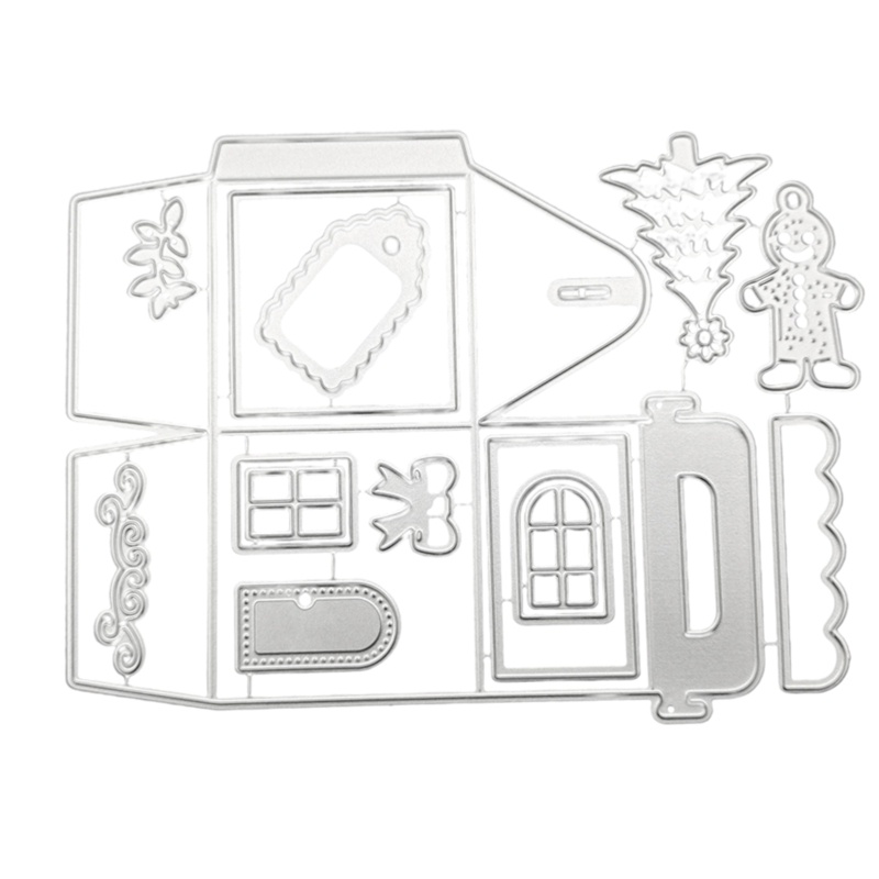 Khuôn Cắt Giấy Kim Loại Hình Hộp Đựng Blala