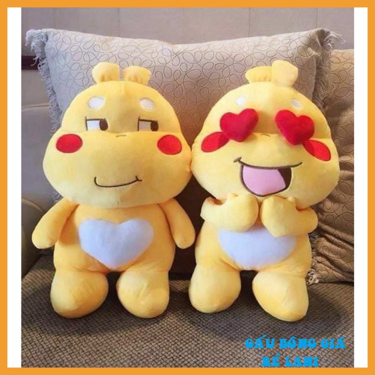 Gấu bông ôm qoobee ong vàng thú nhồi bông cute cho bé kích thước 40cm