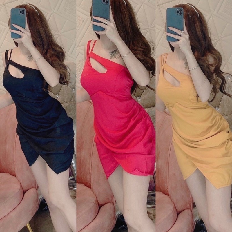 ĐẦM BODY CÚP CHÉO VAI