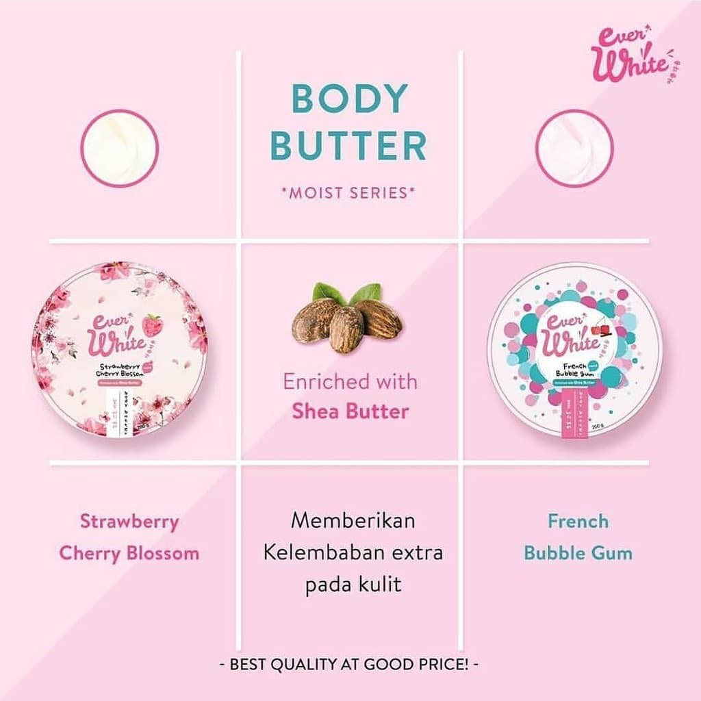 Everwhite Body Butter Strawberry Cherry Blossom