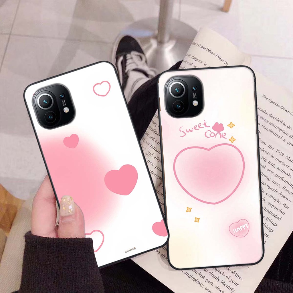 Ốp Xiaomi Mi 11 / Mi 11T / Mi 11 Lite in hình trái tim, caro kẹo ngọt đầy cá tính siêu đẹp siêu chất