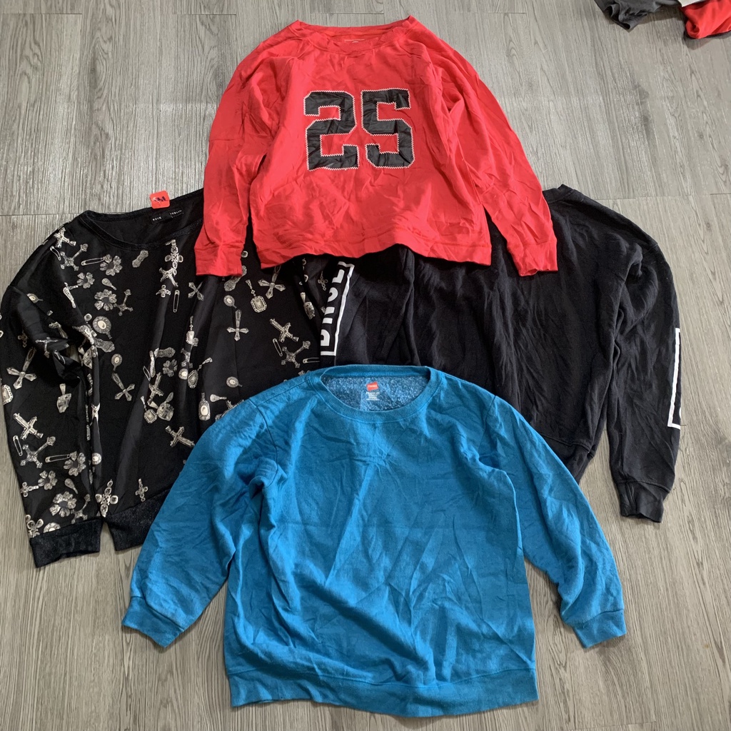 Áo sweater trẻ em 2hand , áo phông giữ ấm cho trẻ - giao mẩu nhẫu nhiên.