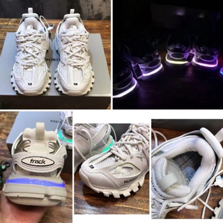 Track led giày thể thao nam nữ sneakers nam nữ balenciaga màu full trắng
