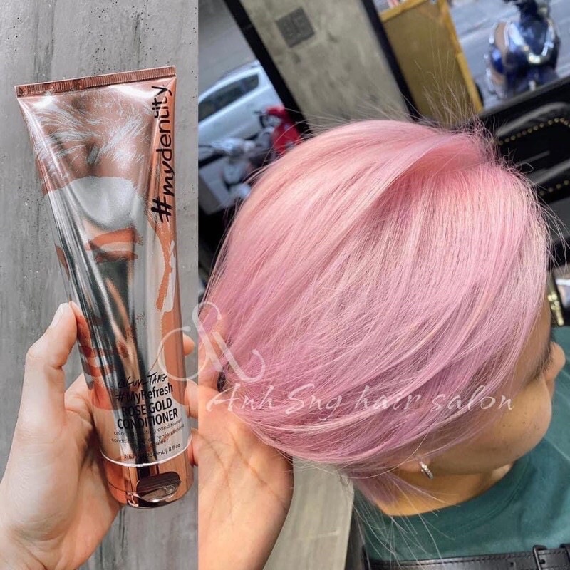 ☘️ Dầu xả làm mới màu, bảo vệ màu nhuộm ROSE GOLD MyRefresh Color Depositing Conditioners Mydentity 237ml