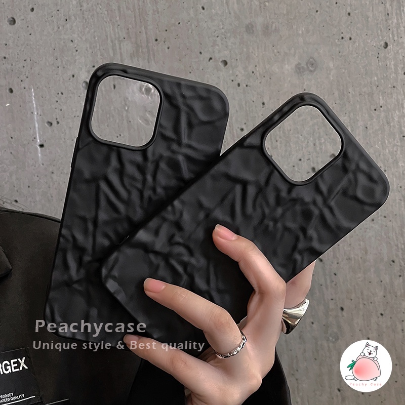 Ốp Điện Thoại TPU Mềm Chống Sốc Màu Đen Nhám Cho iPhone 14 13 Mini 12 Pro Max 11 Xr Xs Max X 7 8 Plus 12Mini