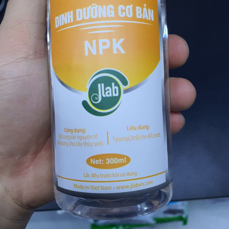Phân Nước Thủy Sinh Dinh Dưỡng Cơ Bản JLAB (Bổ Sung NPK)