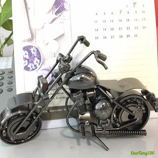 Quà lưu niệm, quà tặng, trang trí bàn làm việc - xe máy sắt mô hình M1